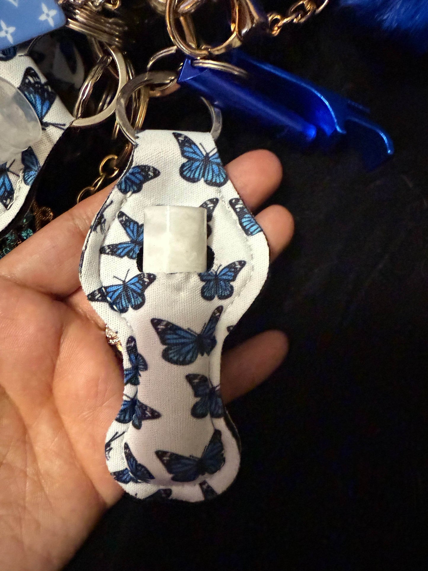 🦋 Blue Butterfly Defense Keychain Set - Your Stylish Safety Companion 🦋 - PuzzlePieces2326