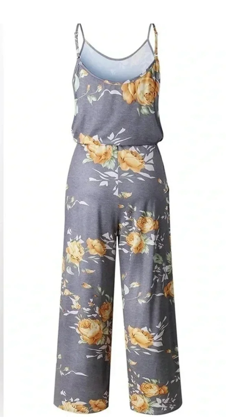 Blooming Comfort Floral Jumpsuit | Perfect for Austin Moms On the Go | PuzzlePieces