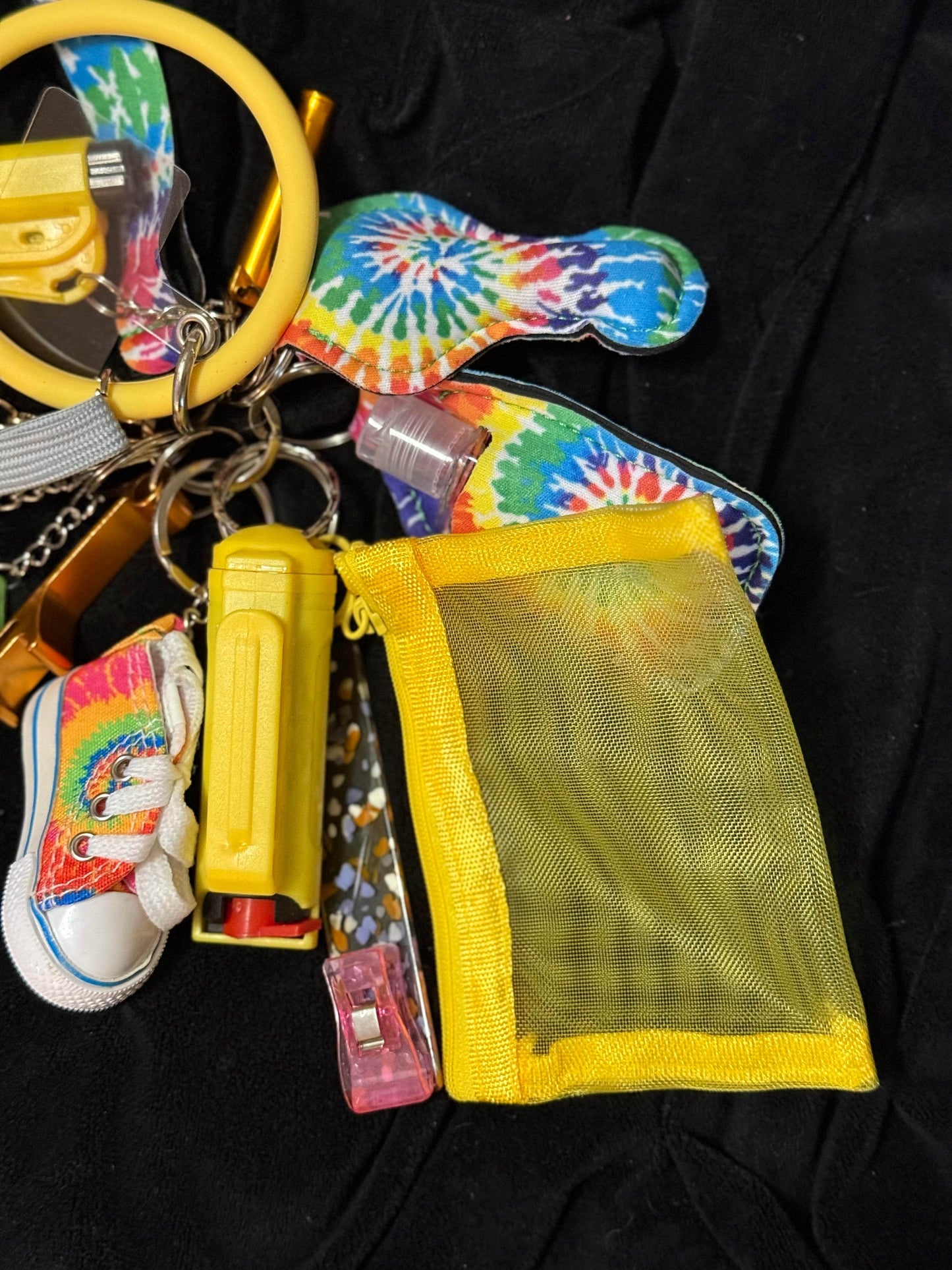 🌈 Sunshine Warrior Defense Keychain Set 🌟 - PuzzlePieces2326