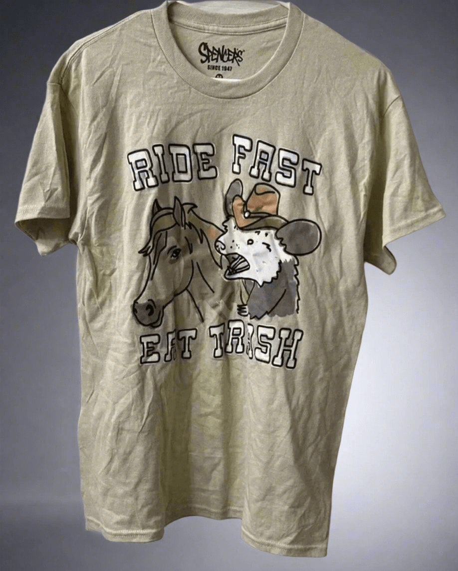 🐎 RIDE FAST EAT TRASH COWBOY POSSUM T-SHIRT 🤠 - PuzzlePieces2326
