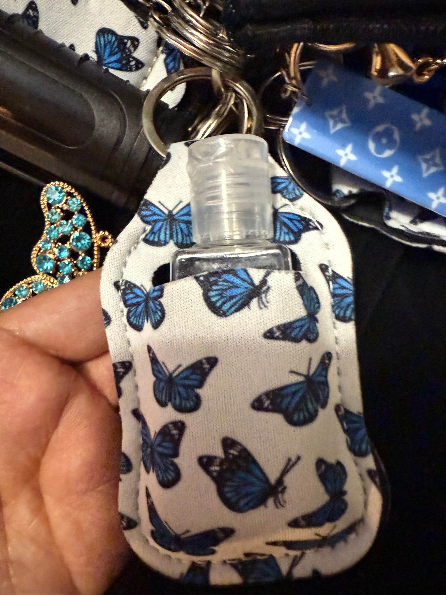 🦋 Blue Butterfly Defense Keychain Set - Your Stylish Safety Companion 🦋 - PuzzlePieces2326