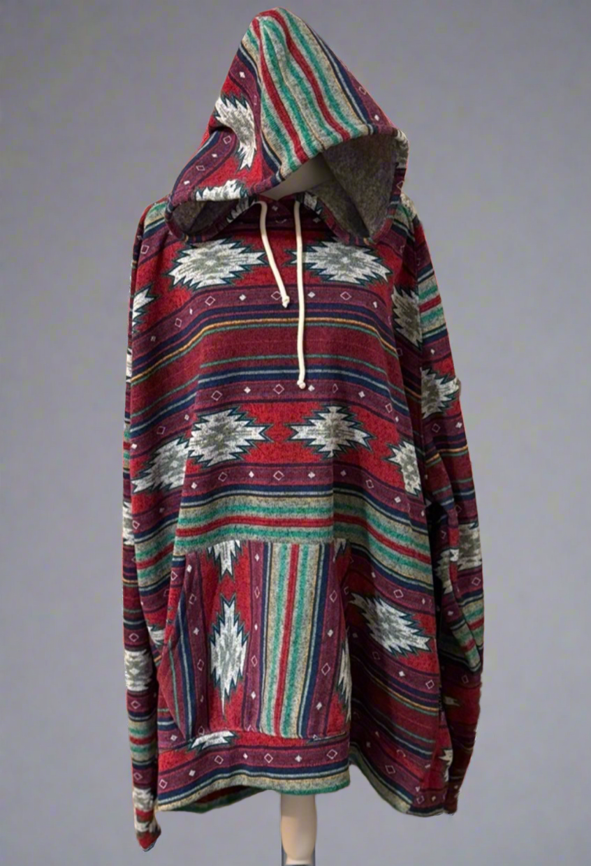Brooklyn Cloth Desert Nights Aztec Hoodie