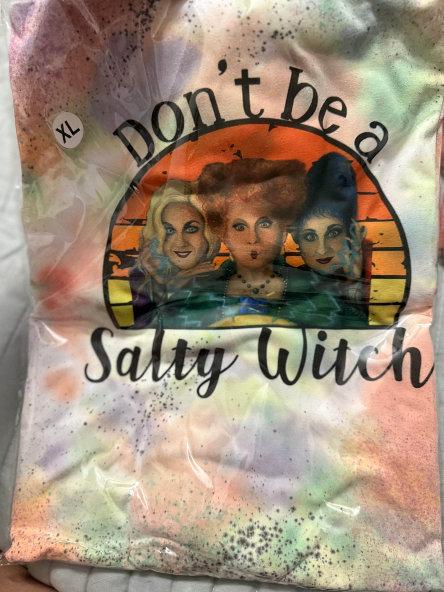 🧙♀️ Don't Be a Salty Witch T-Shirt - Retro Witch Vibes 🌙 - PuzzlePieces2326