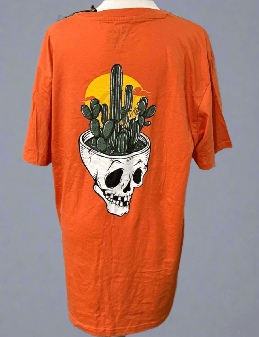 🌵 DESERT SKULL CACTUS T-SHIRT 💀 - PuzzlePieces2326