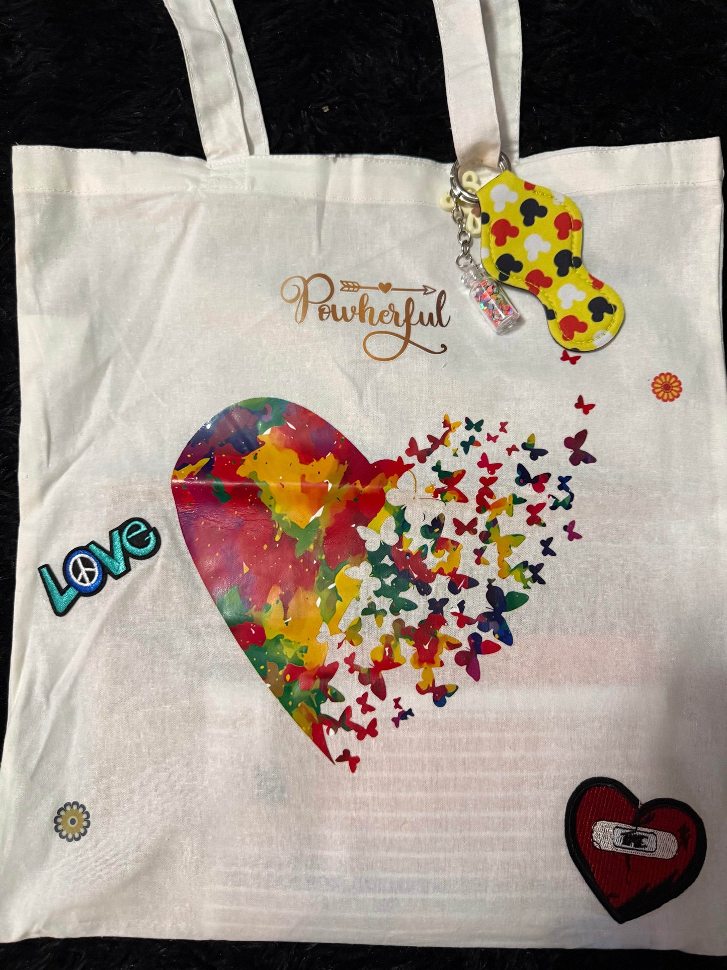 š¦ Powerful Love Butterfly Tote Bag - PuzzlePieces2326