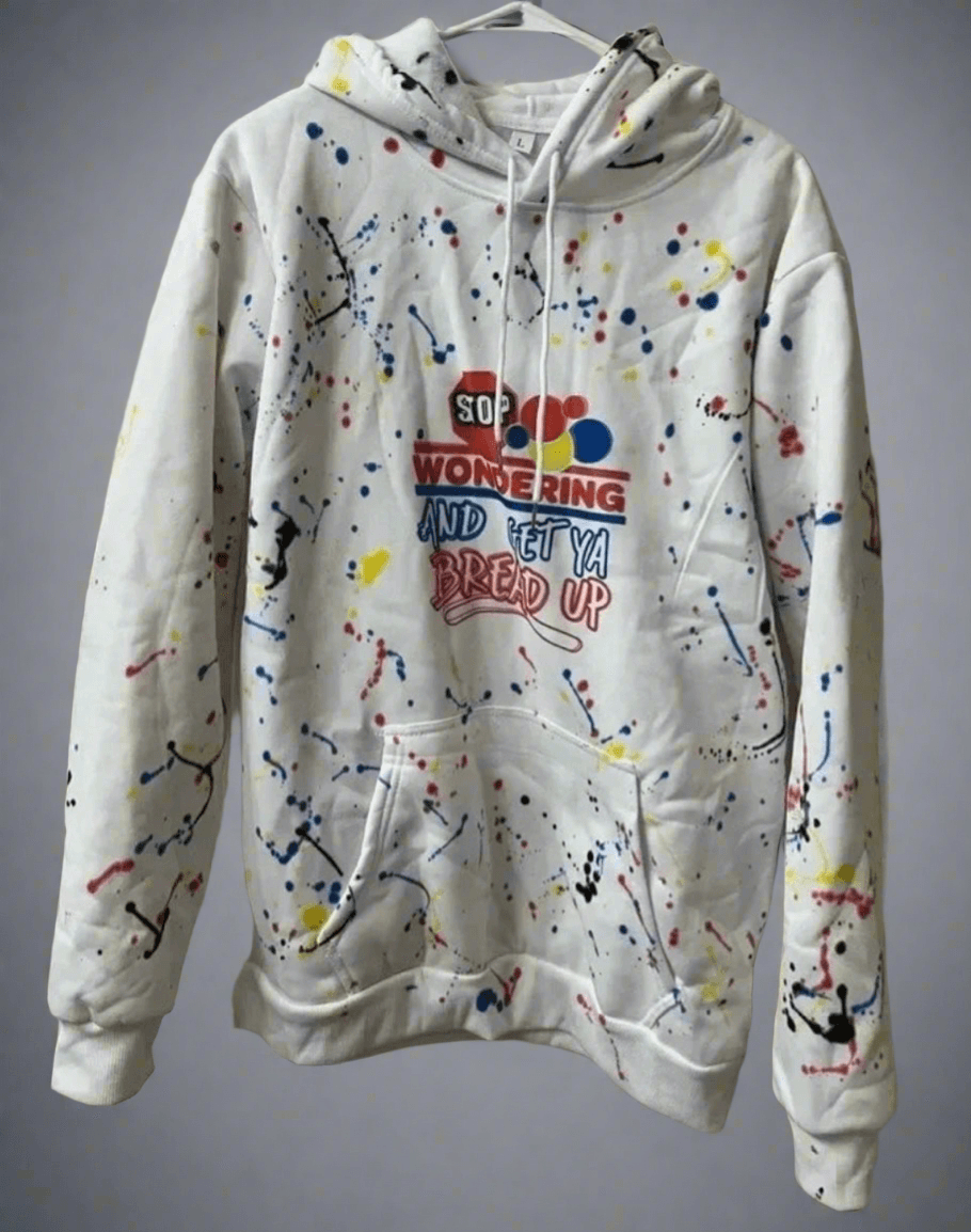 🎨 PAINT SPLATTER MOTIVATIONAL HOODIE 💫 - PuzzlePieces2326