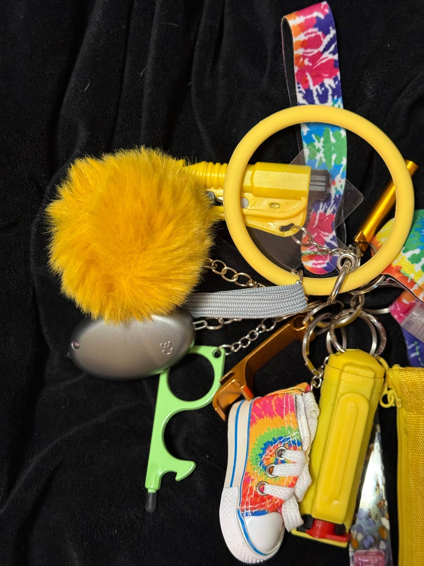 🌈 Sunshine Warrior Defense Keychain Set 🌟 - PuzzlePieces2326