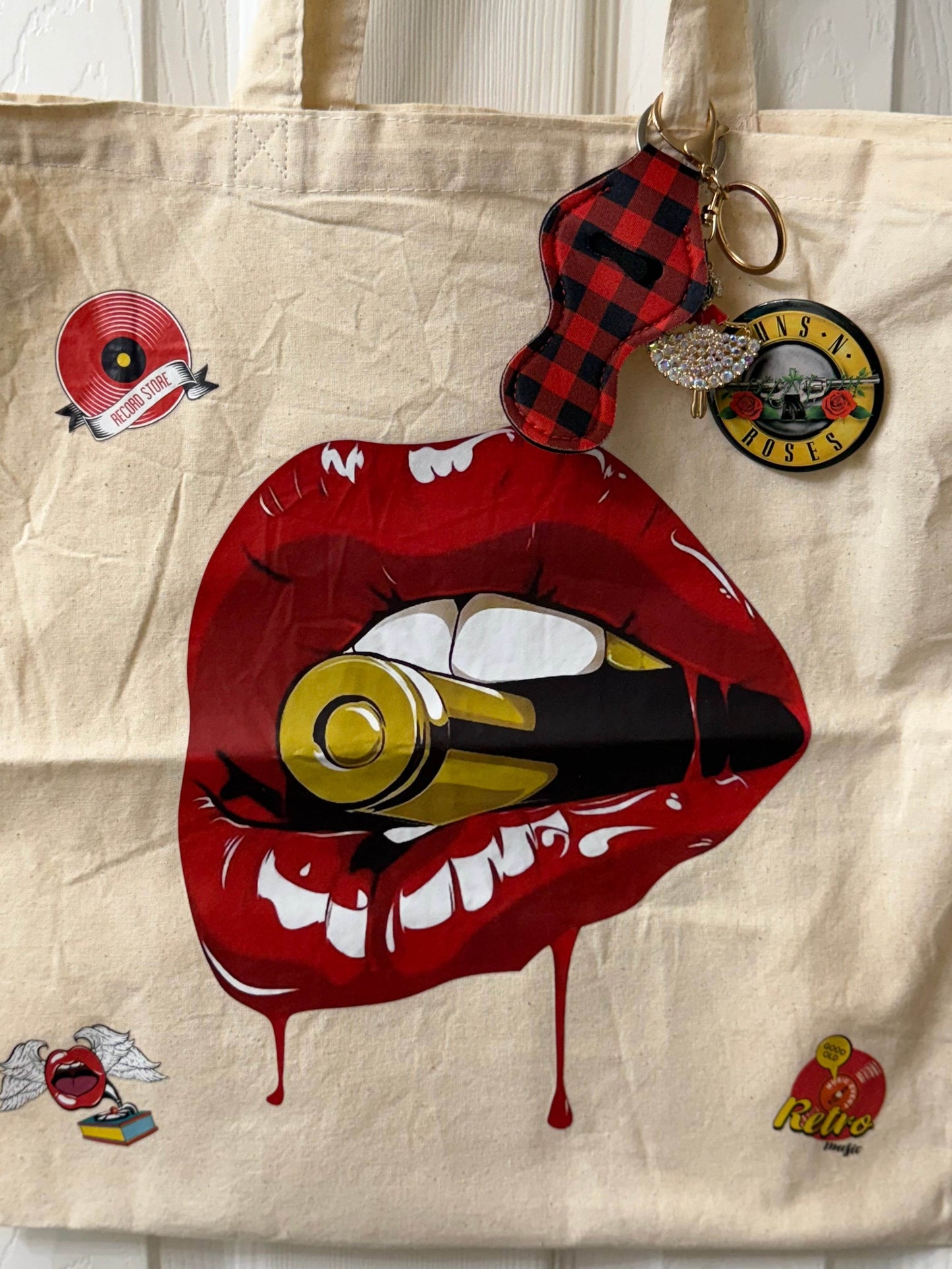 🎸 Rock Glam Tote Bag 🎤 - PuzzlePieces2326