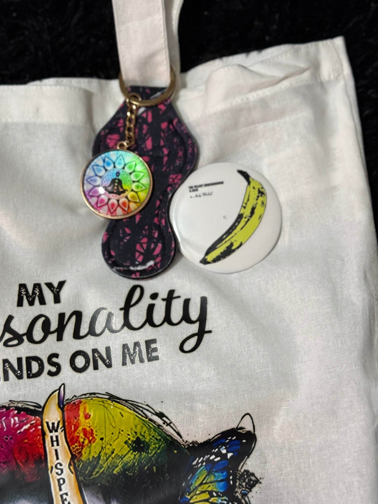 š¦ Positivity & Attitude Butterfly Tote Bag - PuzzlePieces2326