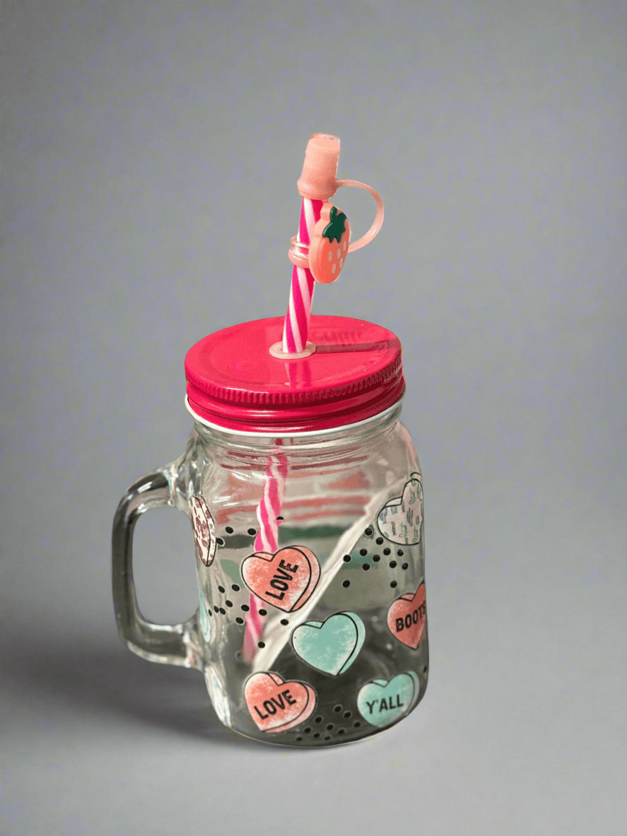 Howdy Honey Glass Cup - PuzzlePieces2326