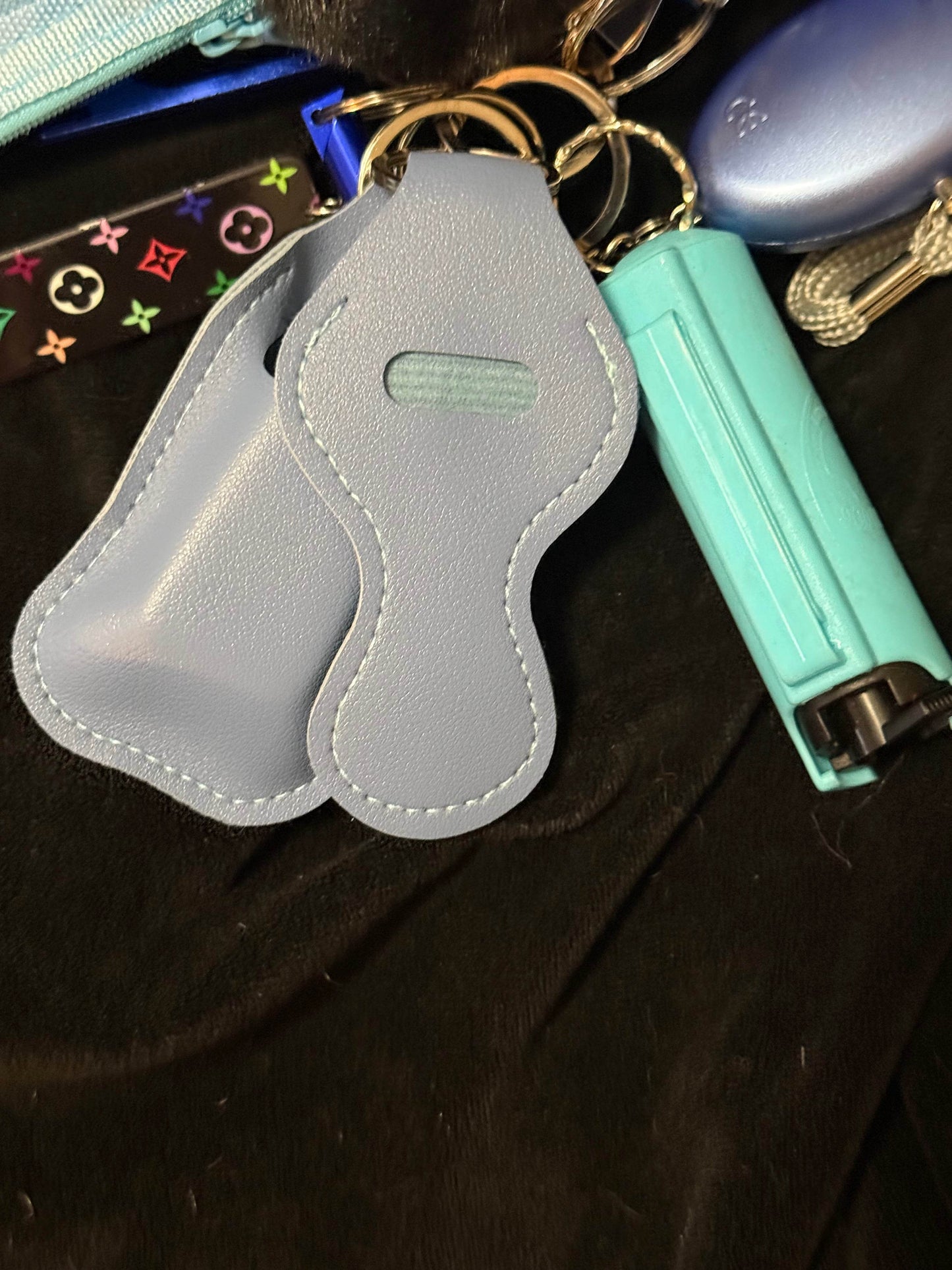 Turquoise defense keychain - PuzzlePieces2326