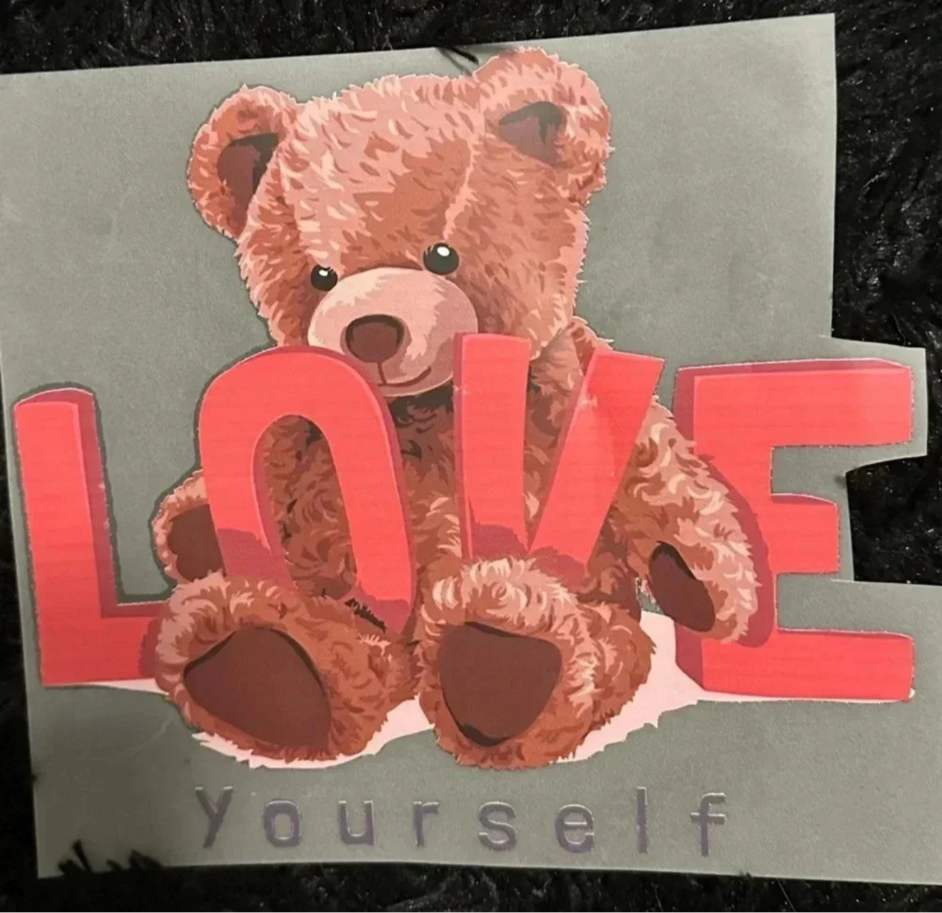 Love Yourself Teddy Bear T-shirt | Self Care Mom Style | PuzzlePieces ATX