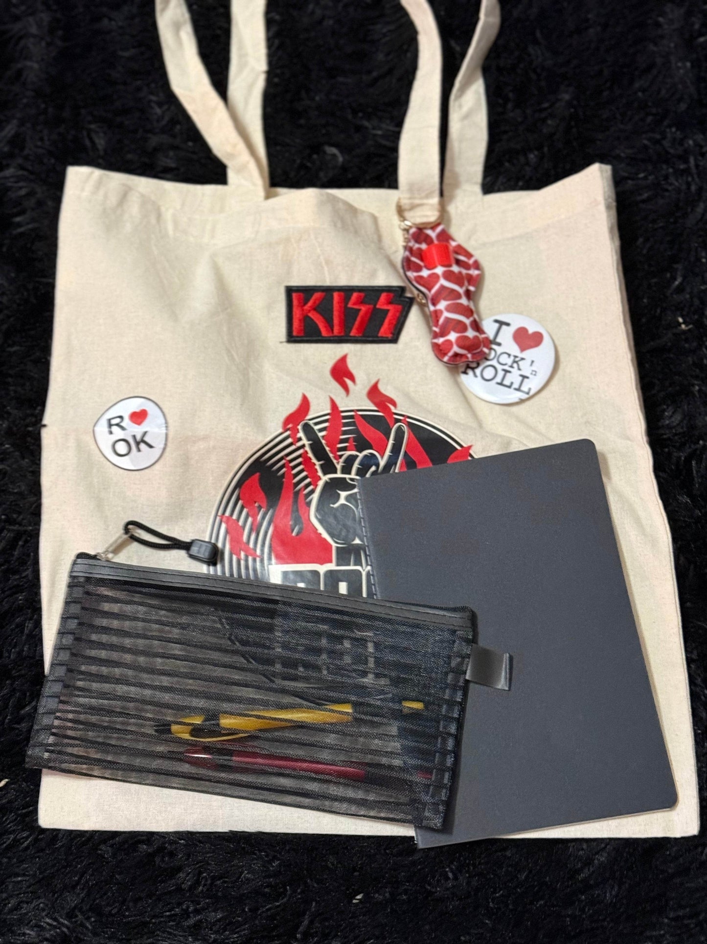 šø Rock & Roll Canvas Tote Bag - PuzzlePieces2326