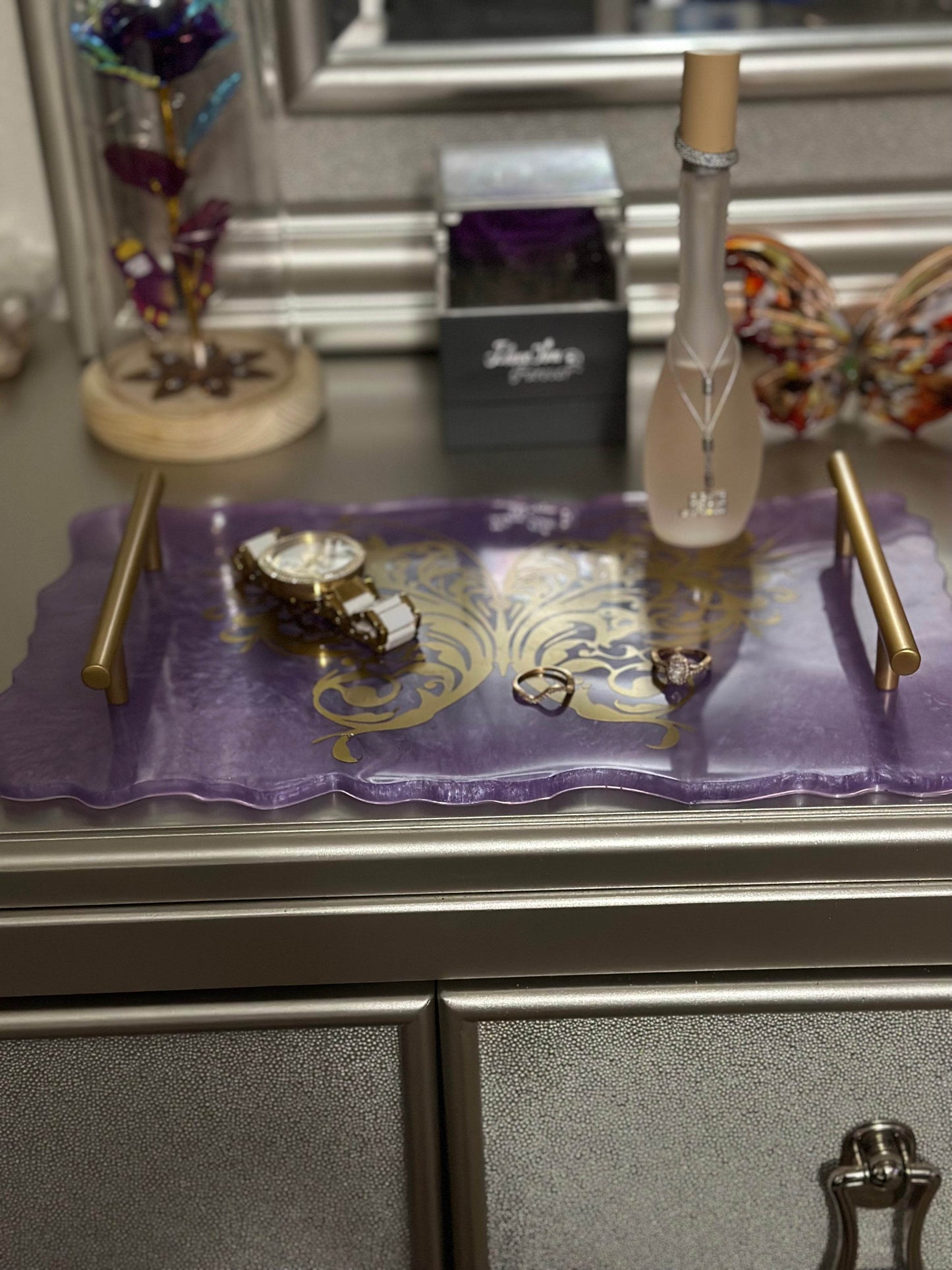 🦋 **Royal Butterfly Jewelry Tray** - PuzzlePieces2326
