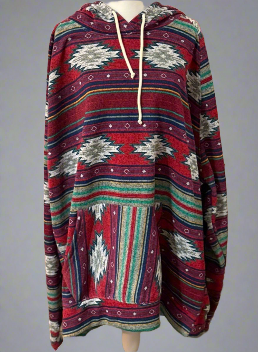 Brooklyn Cloth Desert Nights Aztec Hoodie
