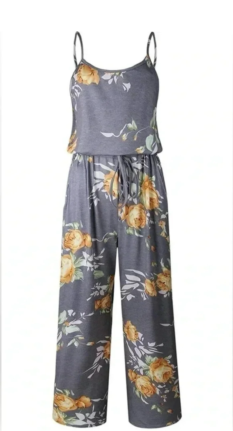 Blooming Comfort Floral Jumpsuit | Perfect for Austin Moms On the Go | PuzzlePieces