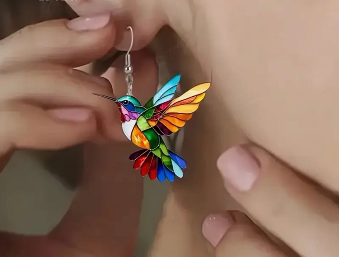 Enchanting Rainbow Crystal Dragonfly Earrings | Handcrafted in Austin | PuzzlePieces
