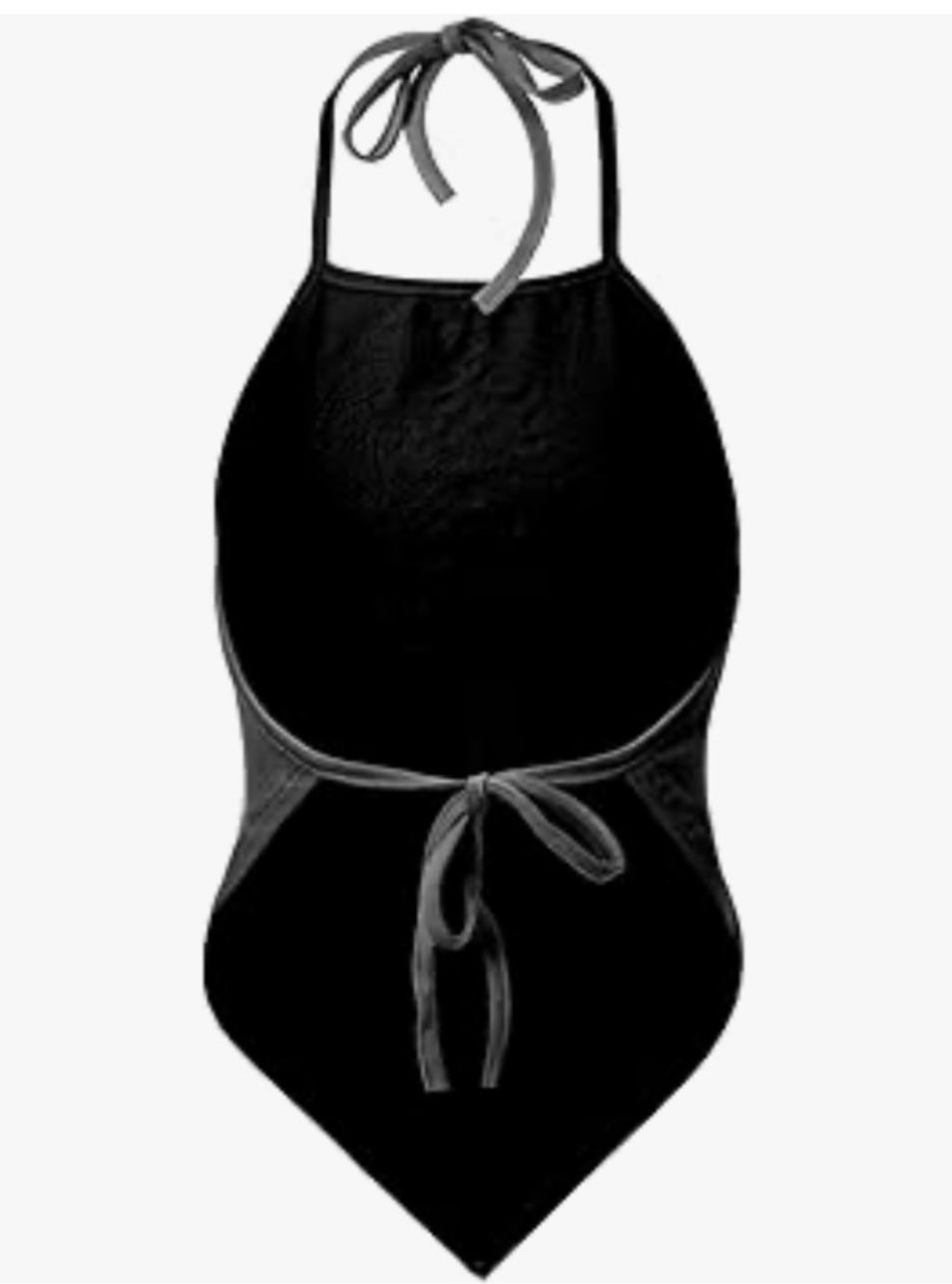 🌟 Bandana Queen Halter Top - Black & White