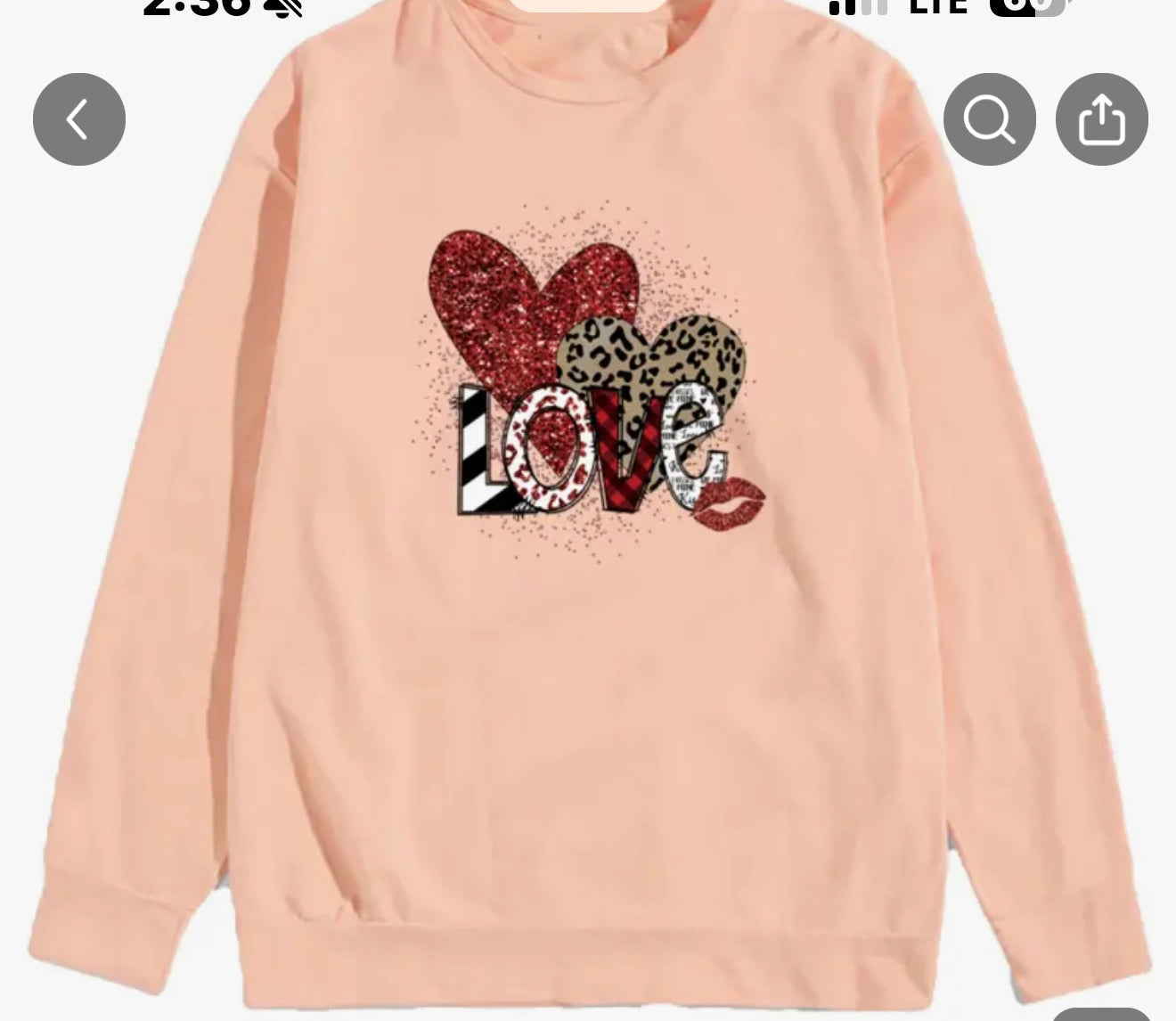 Mixed Pattern LOVE T-Shirt | Glitter & Leopard Print Design | Valentine's Day Fashion | Austin Mom Style