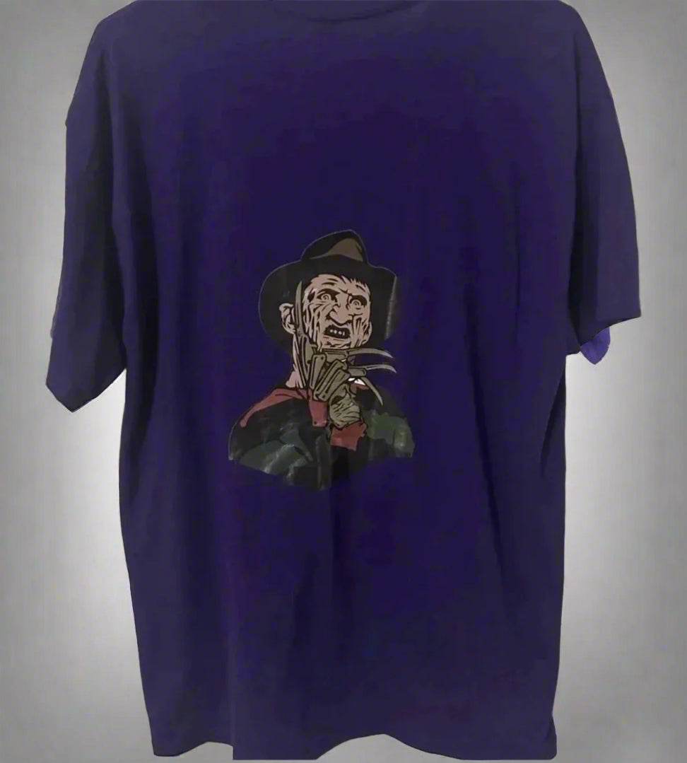 🎬 Horror Movie Icons Collector's T-Shirt - PuzzlePieces2326