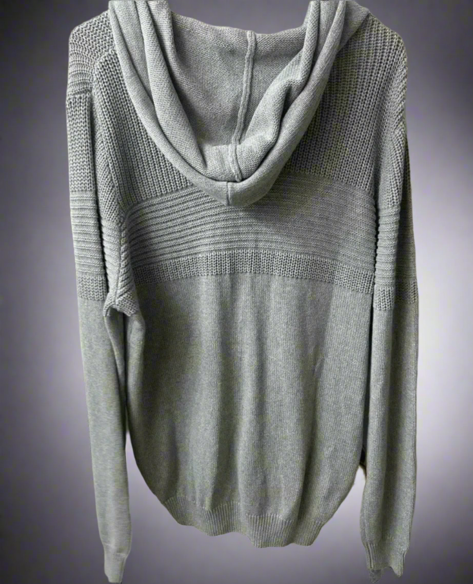 Fried Mans Geometric Comfort Zip-Up Hoodie