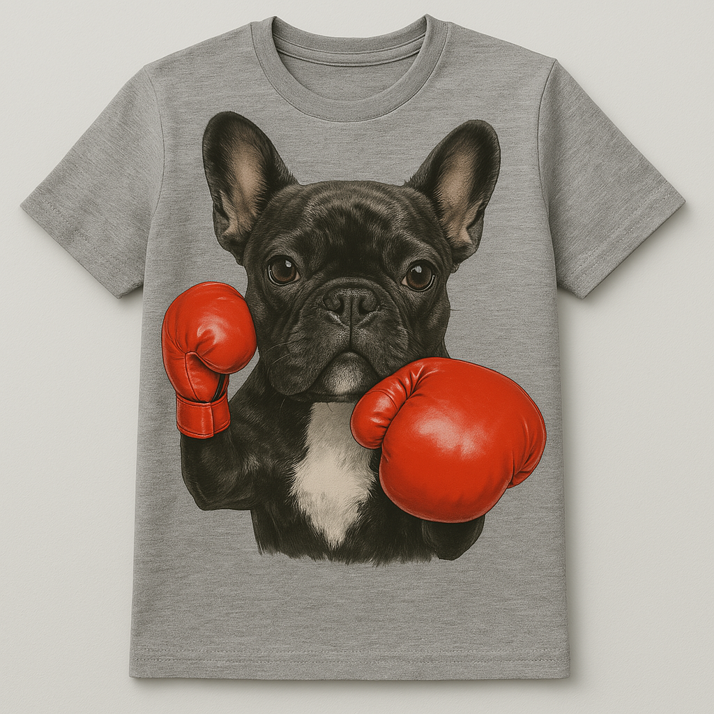 French Bulldog Boxing T-shirt | PuzzlePieces Austin