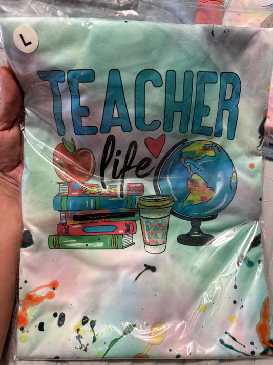 Teacher life T-shirt - PuzzlePieces2326