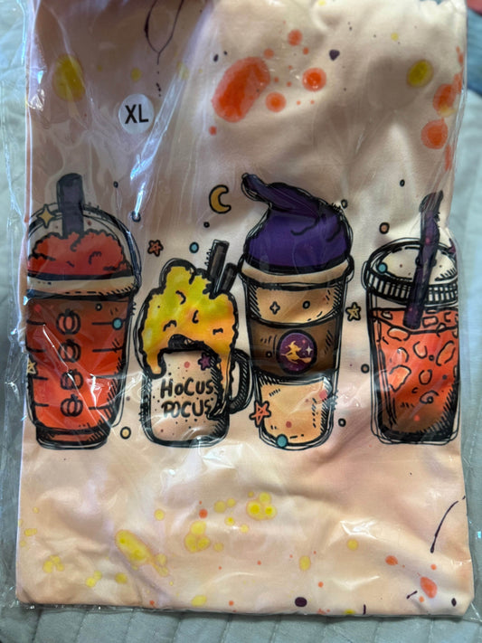 🎃 Hocus Pocus Coffee Collection T-Shirt - PuzzlePieces2326