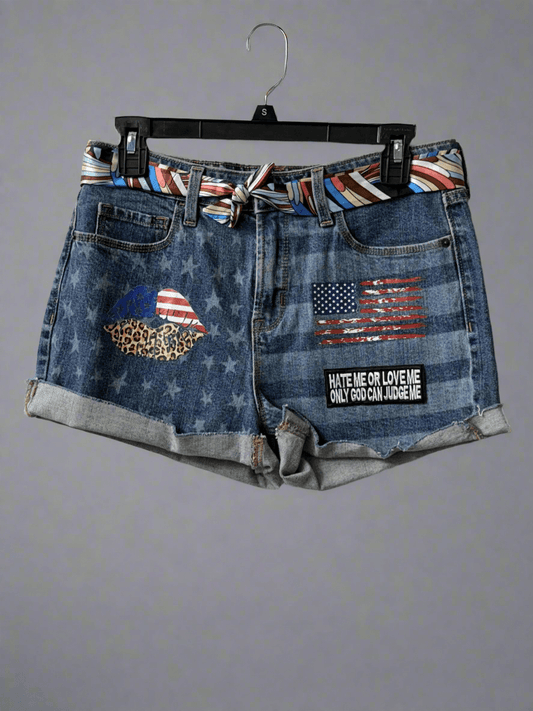 Hate Me or Love Me Shorts - PuzzlePieces2326