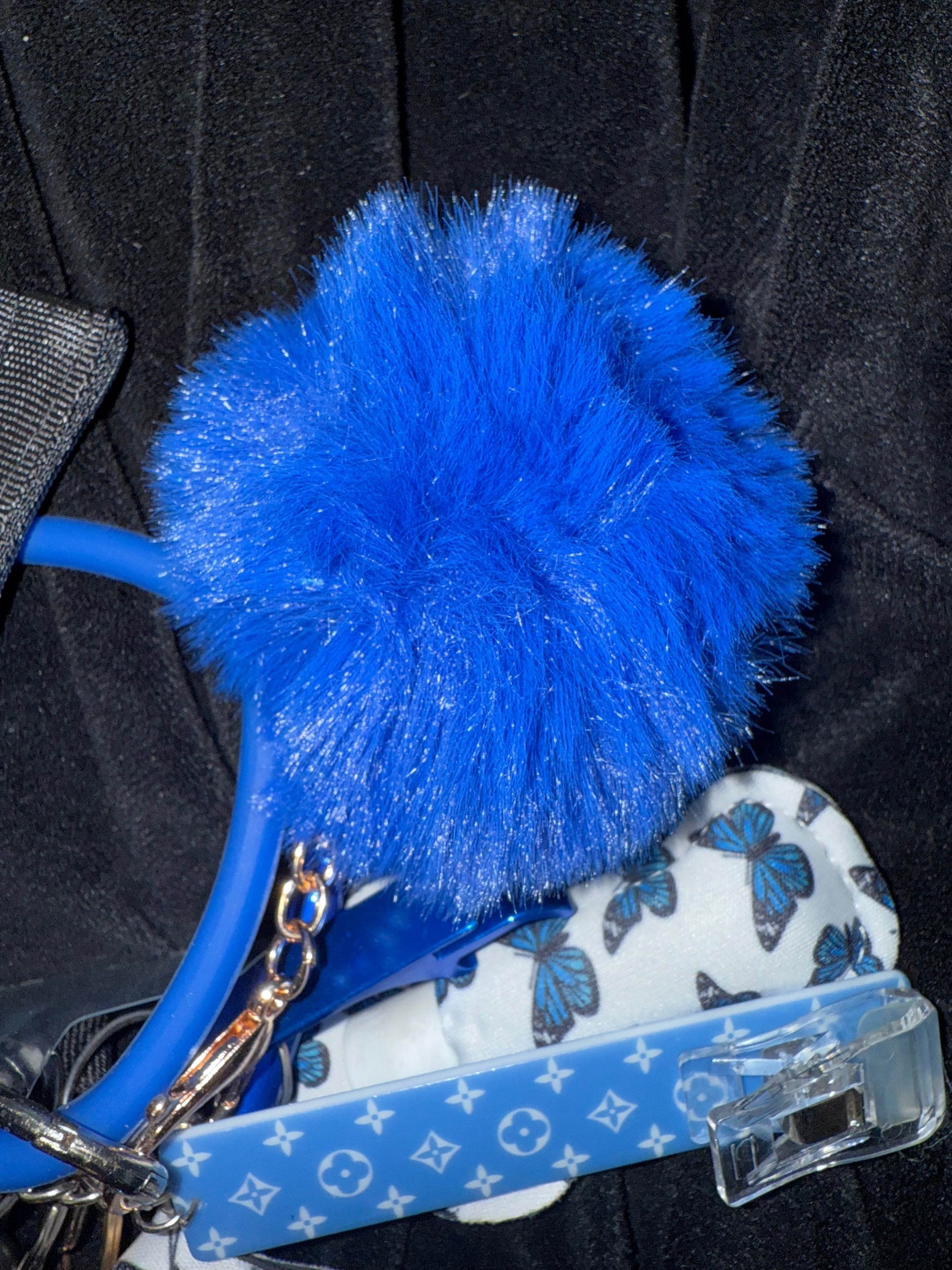 🦋 Blue Butterfly Defense Keychain Set - Your Stylish Safety Companion 🦋 - PuzzlePieces2326