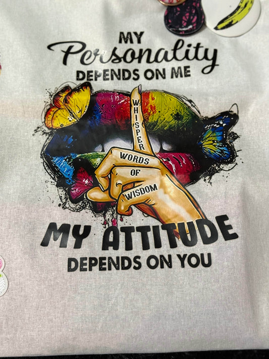 🦋 Positivity & Attitude Butterfly Tote Bag - PuzzlePieces2326