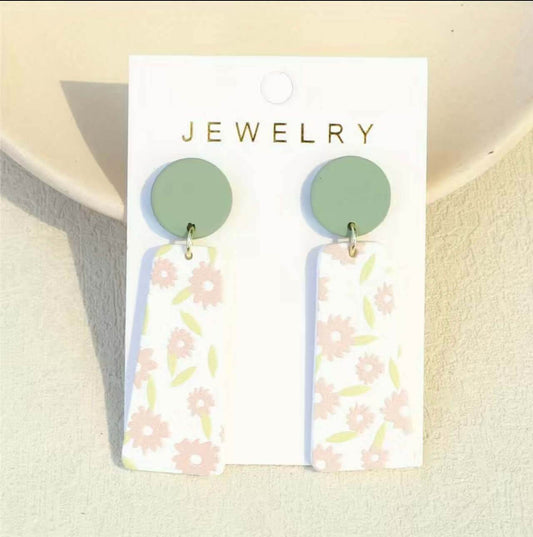 🌸 Spring Garden Drop Earrings - PuzzlePieces2326