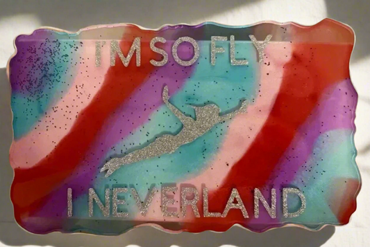 Neverland Dreams Resin Jewelry Tray - Handcrafted Fairy Tale Decor