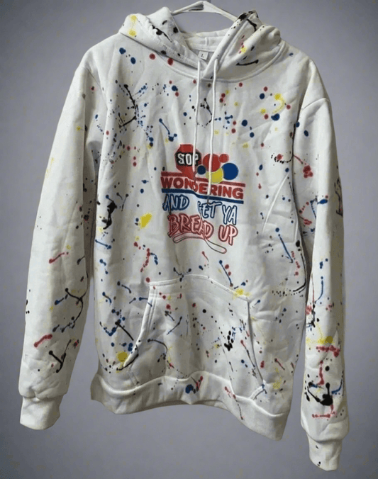 🎨 PAINT SPLATTER MOTIVATIONAL HOODIE 💫 - PuzzlePieces2326