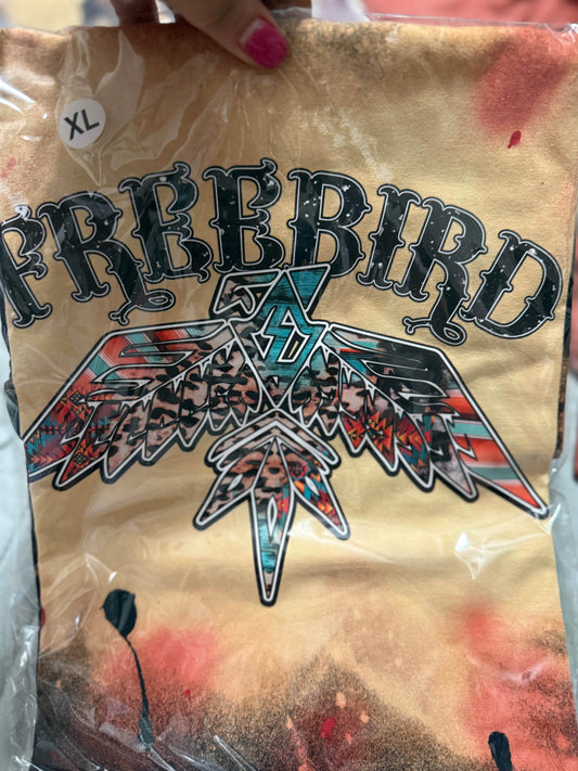 🦅 Freebird Spirit T-Shirt - Southern Rock Legacy 🎸 - PuzzlePieces2326