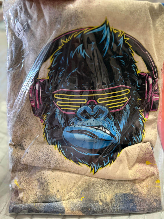 🎵 FUNKY MONKEY MUSIC LOVER T-SHIRT 🎧 - PuzzlePieces2326