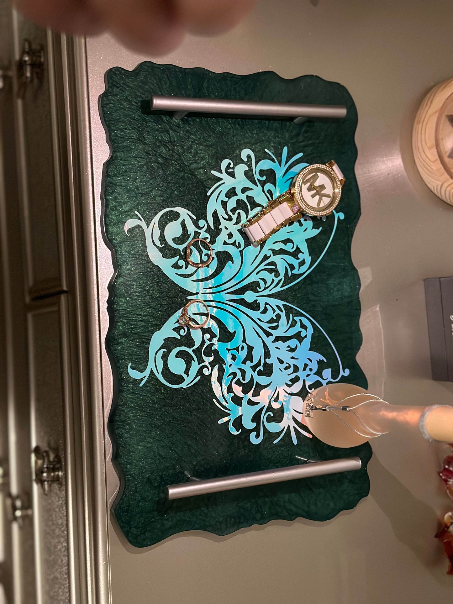 🦋 **Ethereal Butterfly Jewelry Tray** - PuzzlePieces2326