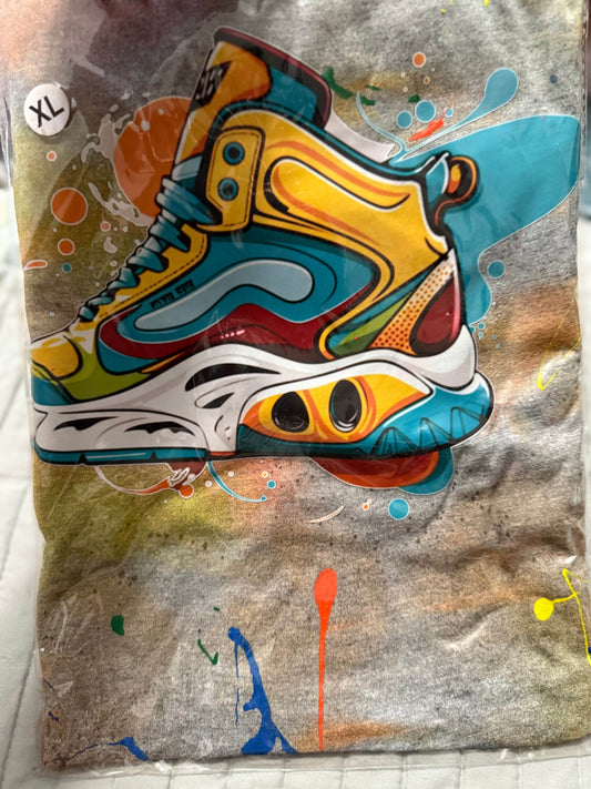 👟 Urban Sneaker Art T-Shirt - PuzzlePieces2326