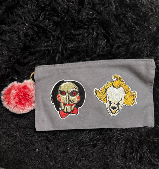 Jigsaw & Penny Wise coin/ pencil pouch - PuzzlePieces2326