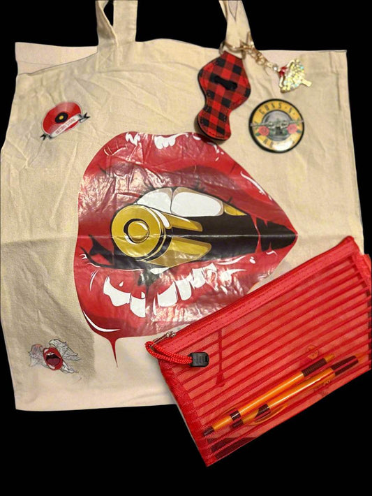 🎸 Rock Glam Tote Bag 🎤 - PuzzlePieces2326