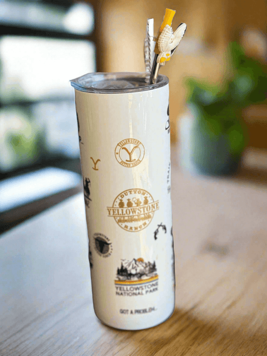 🤠 Yellowstone Ranch Stainless Steel Tumbler - PuzzlePieces2326