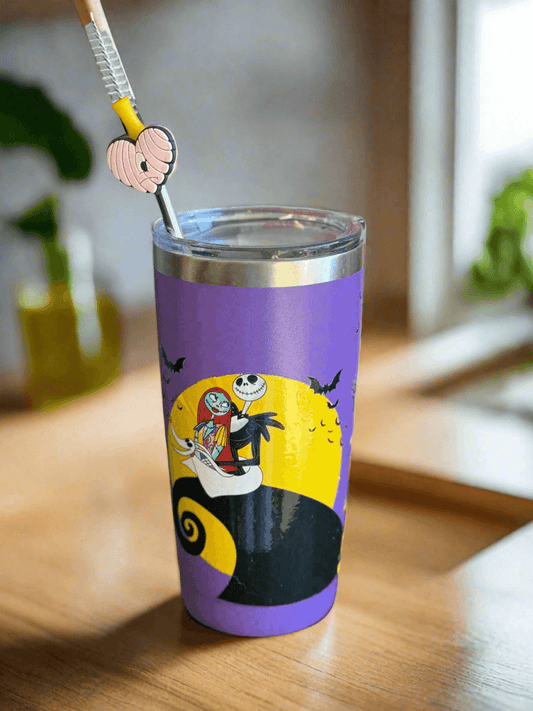 Nightmare Before Christmas Moonlight Tumbler - PuzzlePieces2326