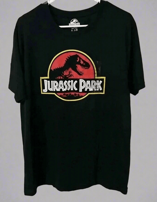 🦖 CLASSIC JURASSIC PARK LOGO T-SHIRT 🌴 - PuzzlePieces2326