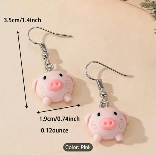 🐷 SWEET PIGGY DANGLE EARRINGS
Kawaii Cuteness