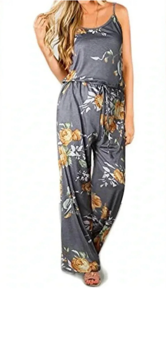Blooming Comfort Floral Jumpsuit | Perfect for Austin Moms On the Go | PuzzlePieces
