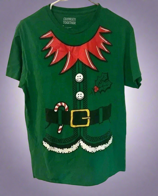 🎄 Elf Costume Christmas T-Shirt | Austin Holiday Fashion | PuzzlePieces
