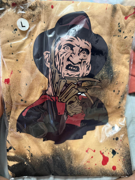 🔪 Freddy Krueger Artistic T-Shirt - Elm Street Collection 👻 - PuzzlePieces2326