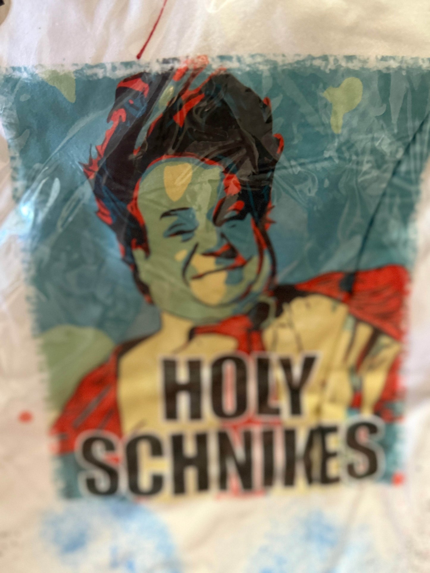 😎 Holy Schnikes T-Shirt - Retro Pop Culture Vibes 🎬 - PuzzlePieces2326