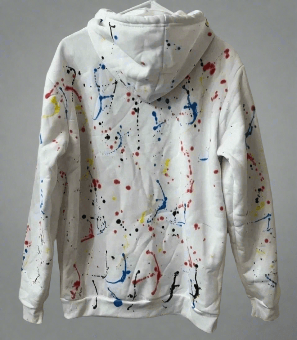 🎨 PAINT SPLATTER MOTIVATIONAL HOODIE 💫 - PuzzlePieces2326
