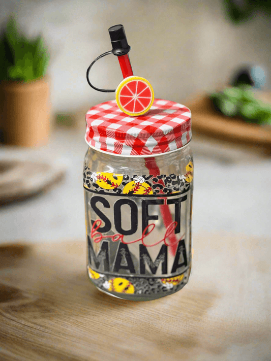 Soft Mama Glass cup - PuzzlePieces2326